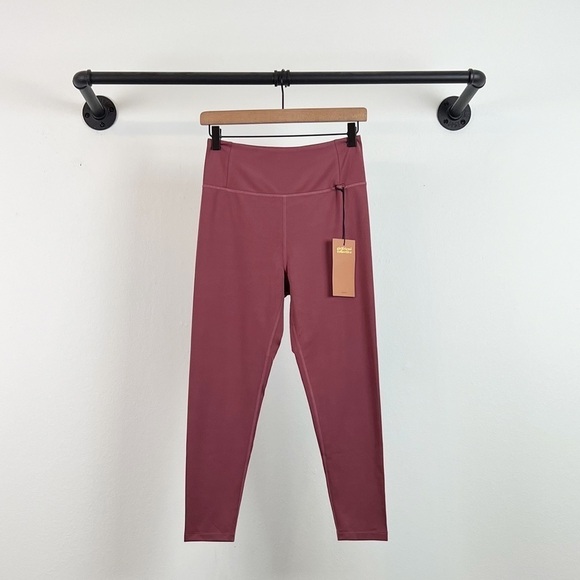 NWT Girlfriend Collective Float High Rise Leggings 7/8 in Fig - Picture 6 of 9